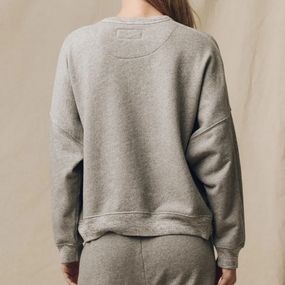 THE GREAT The Teammate Sweatshirt Varsity Gray Size 0 - Picture 3 of 11